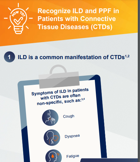 How to recognize ILD and PPF in patients with CTD