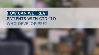 Treatment of patients with PPF and CTD-ILD